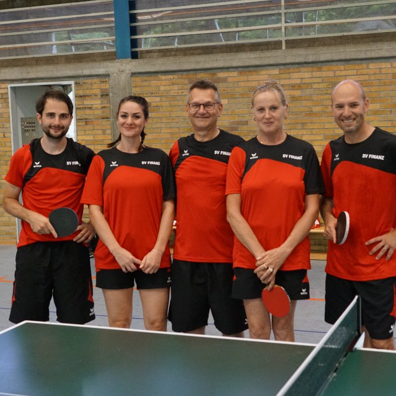 Team Tischtennis - 65. IFS-Turnier in Schwäbisch Gmünd 2022 - Sportverein Finanz